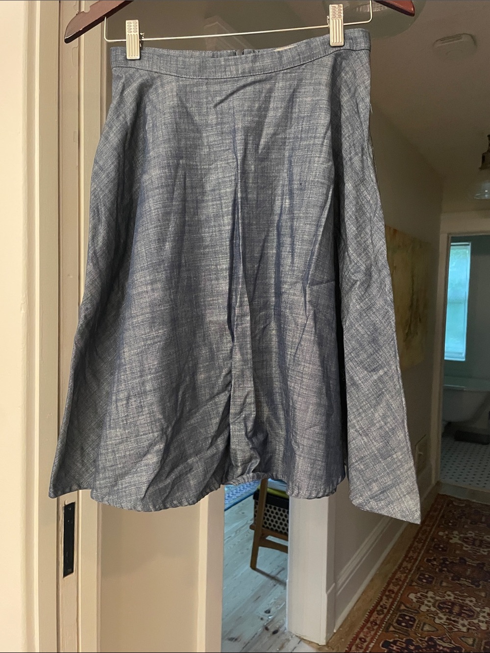 Jennifer Glasgow Chambray Skirt